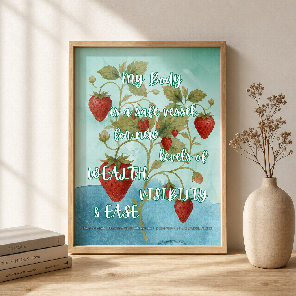Safe Vessel Affirmation Poster / Safe Vessel Digital Print